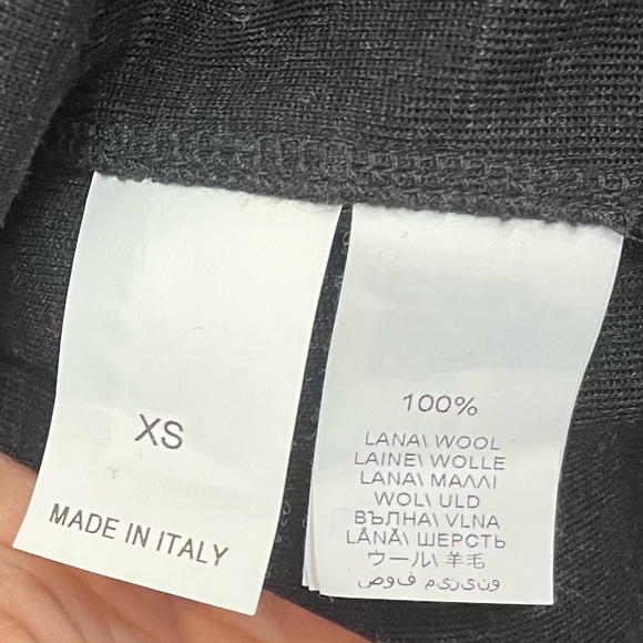 Brunello Cucinelli gray/black wool knit tank dress with tulle skirt, XS - Picture 6 of 7